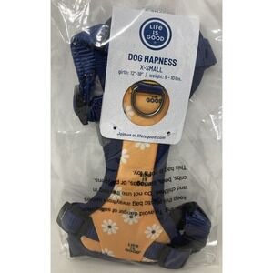 Life is Good Daisy‎ Dog Harness X-Small 5-10 lbs NWT   🌼